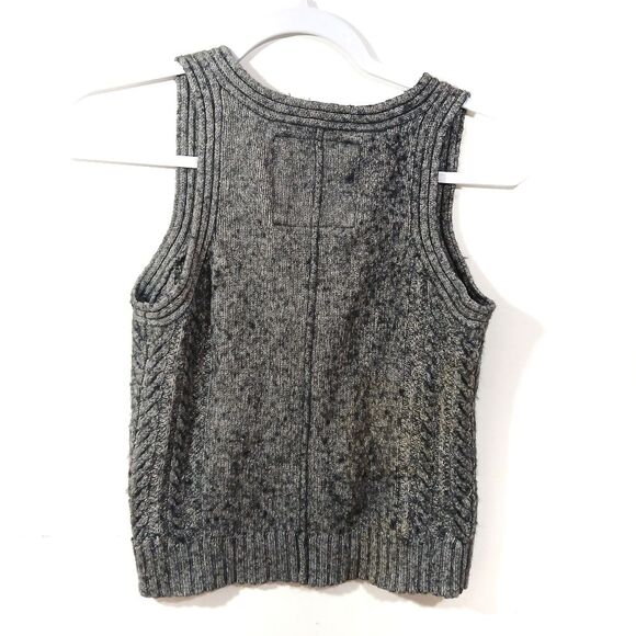 American Eagle Gray Wool Blend Sweater Vest Small - Picture 3 of 8